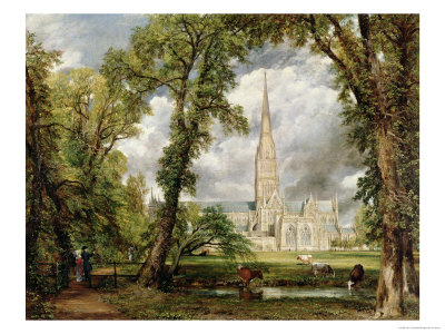 Salisbury Cathedral Constable Print